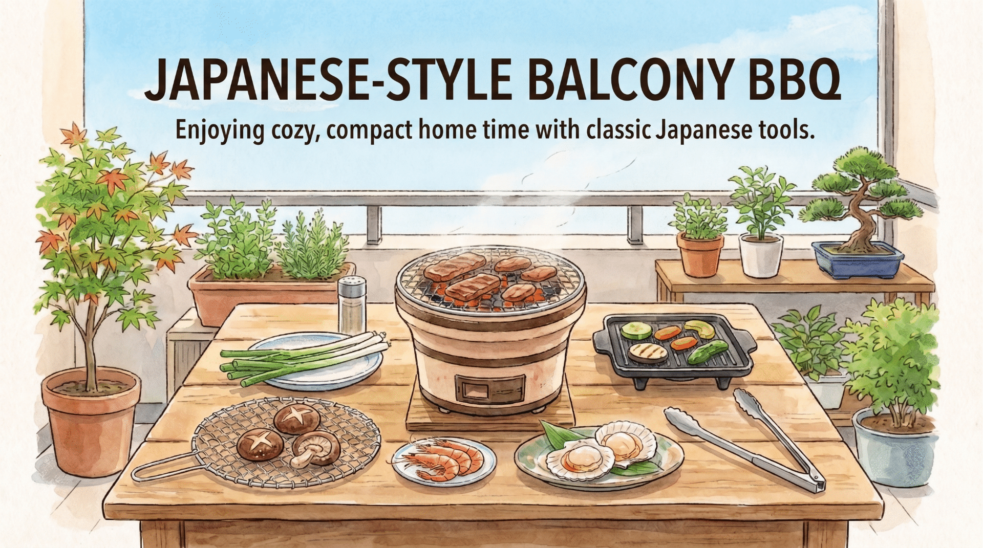 Guide to balcony BBQ tools — compact Japanese-made grills
