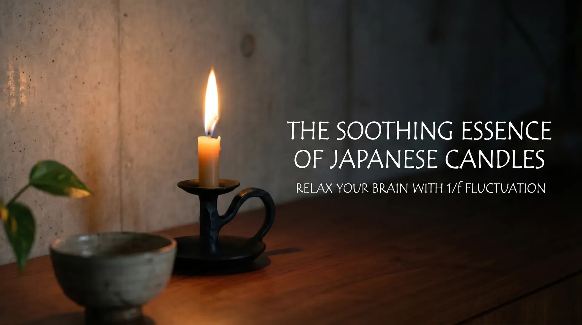 Japanese traditional candle guide