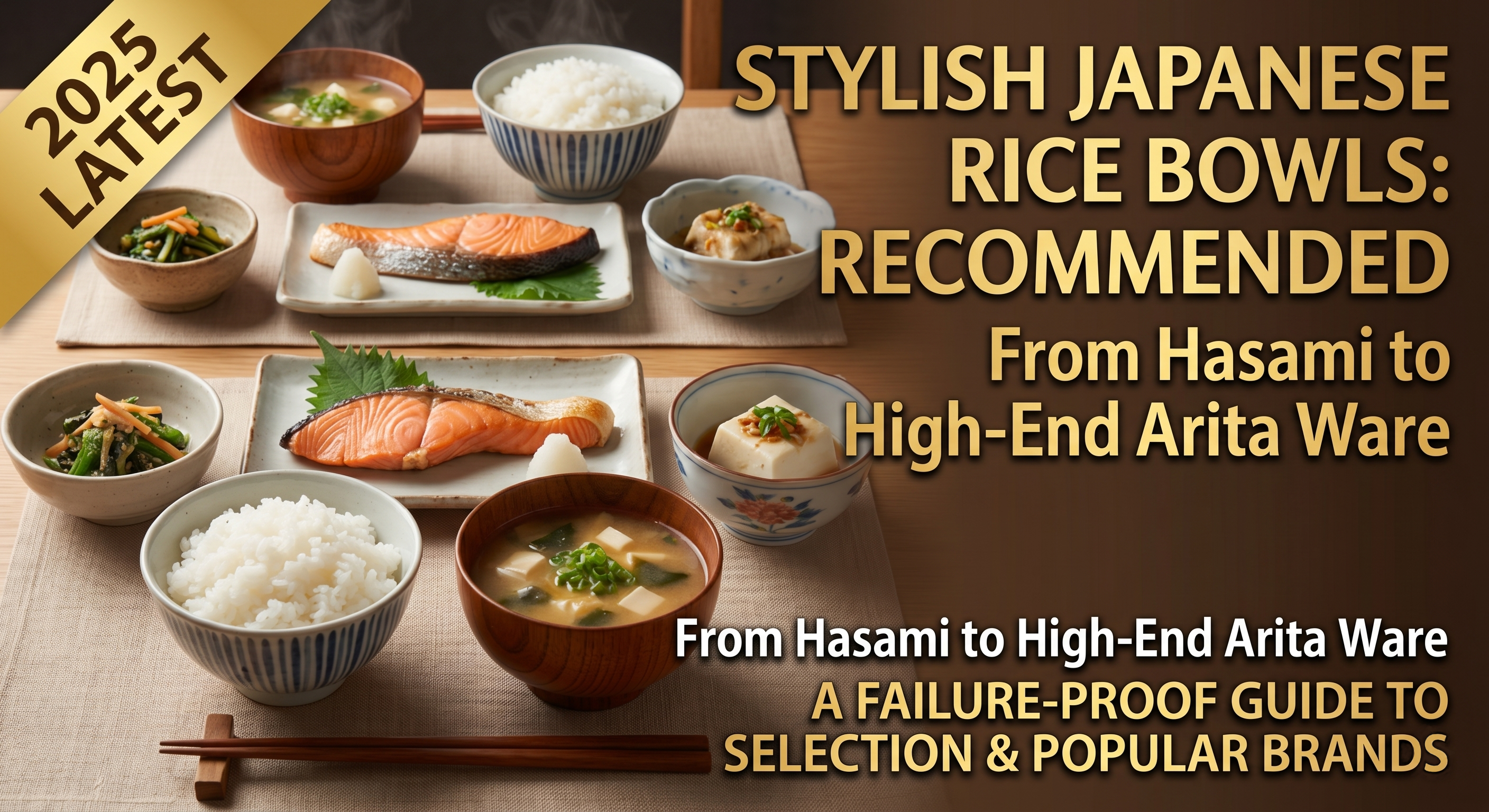 Japanese pair rice bowl guide