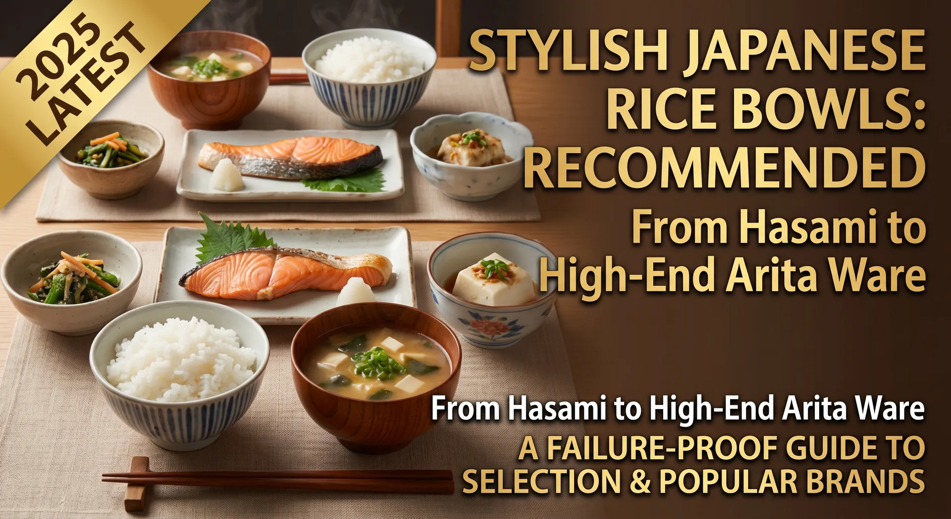 Japanese pair rice bowl guide