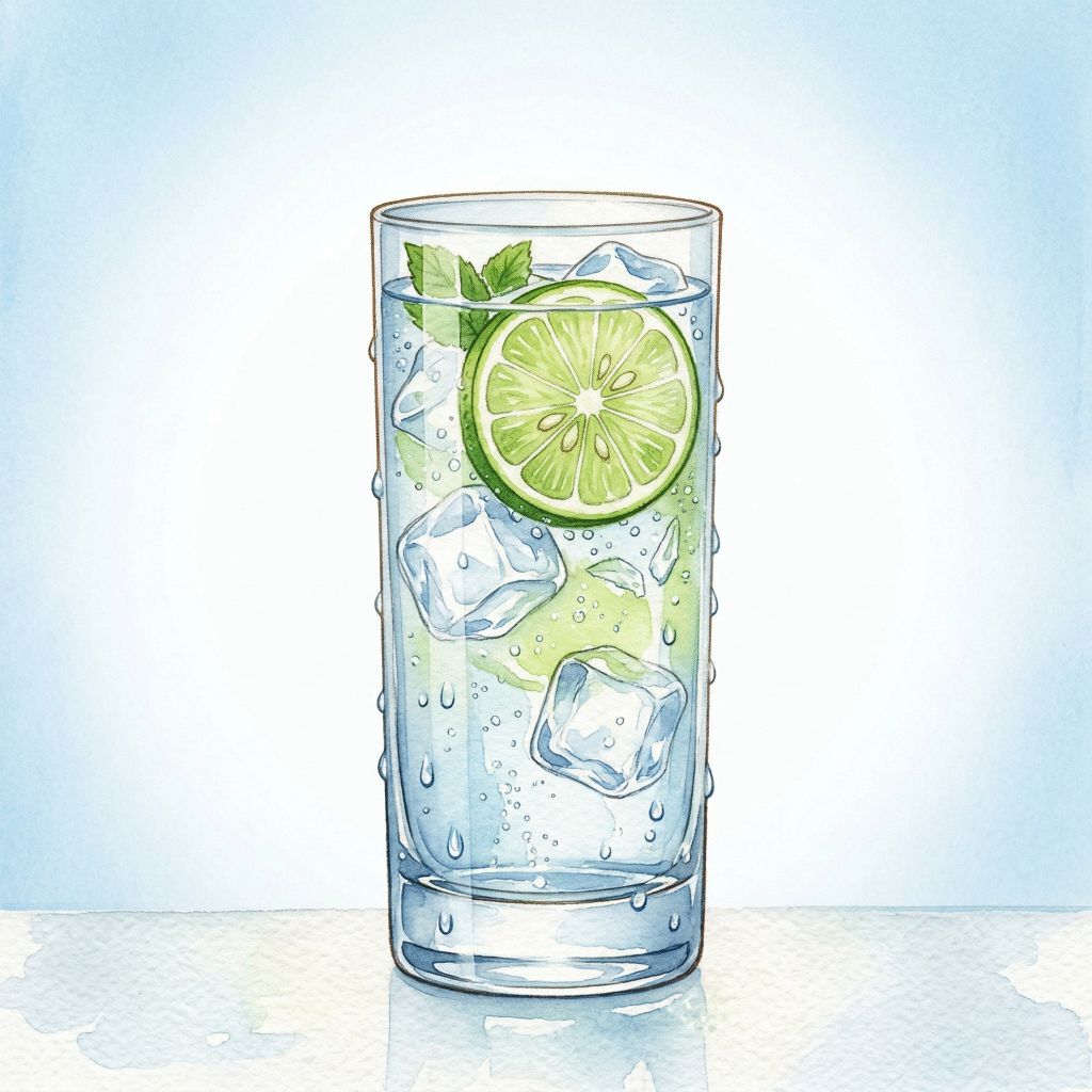Highball glass — optimal for gin and tonic and gin soda