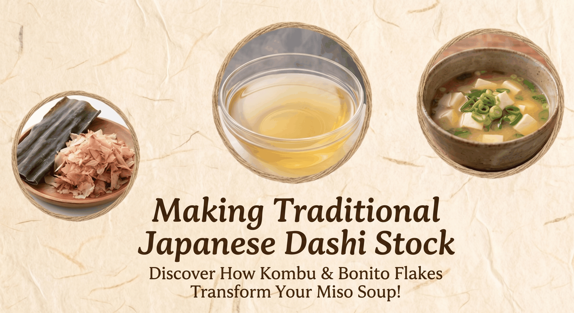 How to make Japanese dashi guide