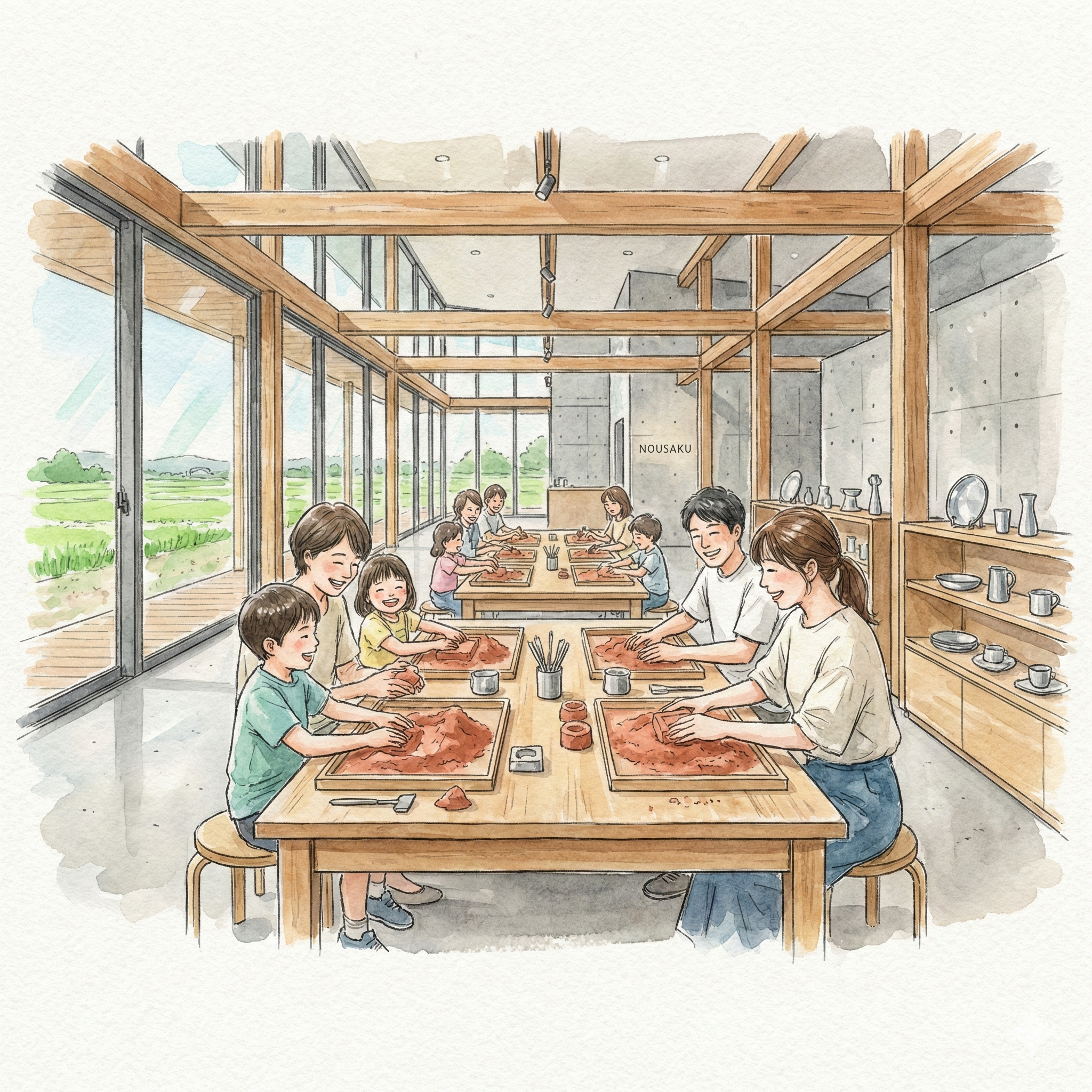 The casting experience at Nousaku's headquarters factory