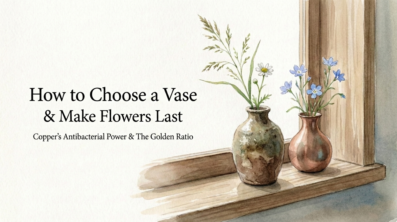 Japanese flower vase guide