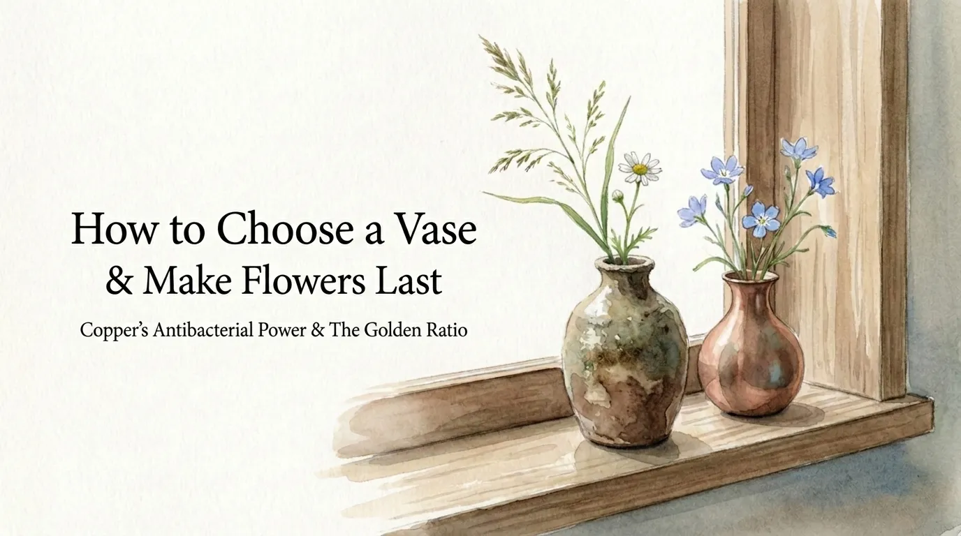 Japanese flower vase guide