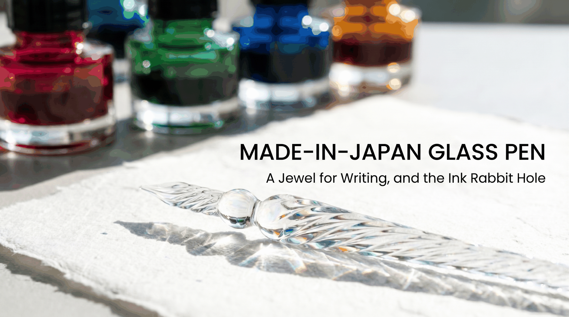 Japanese glass pen guide
