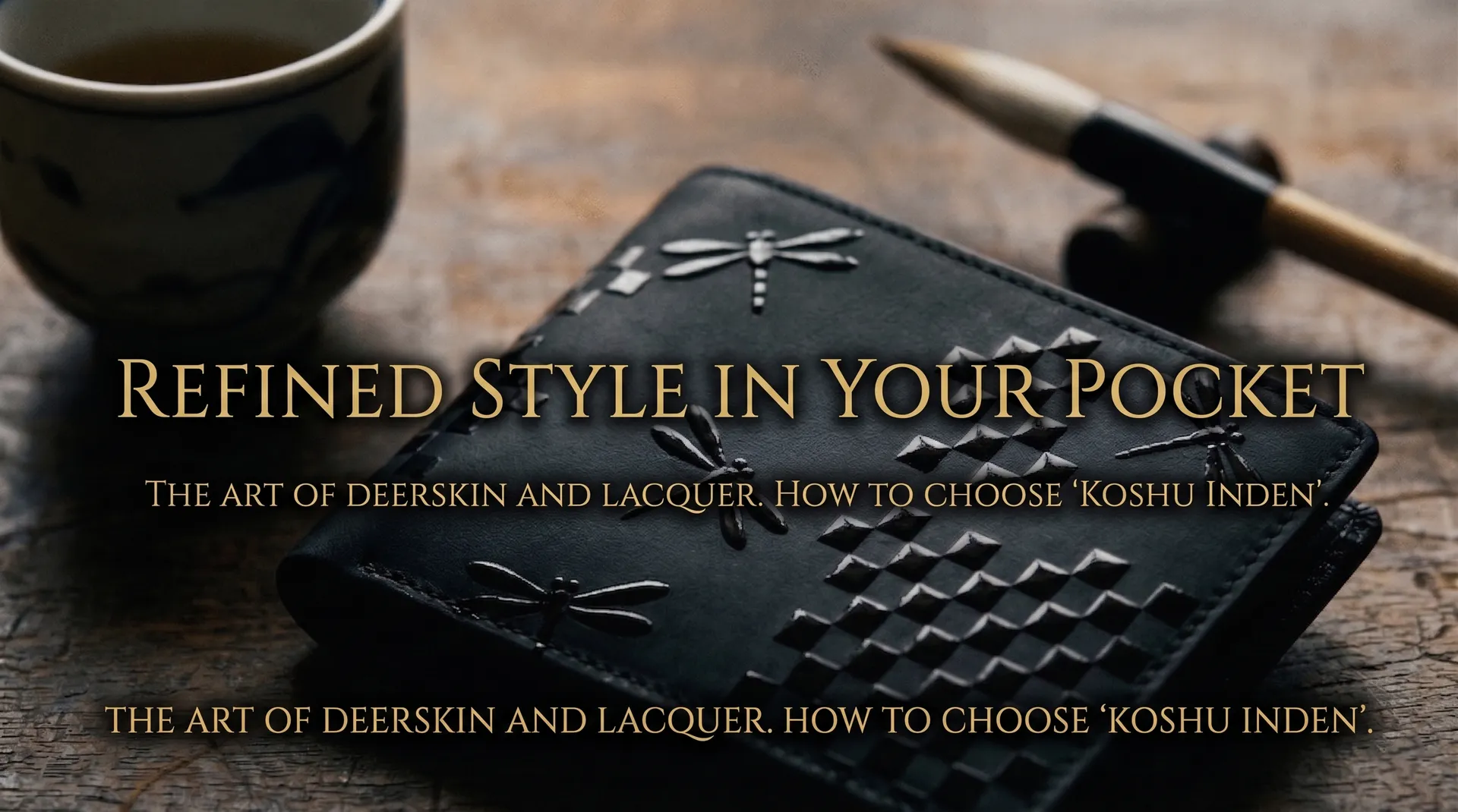 Guide to inden deer leather wallets