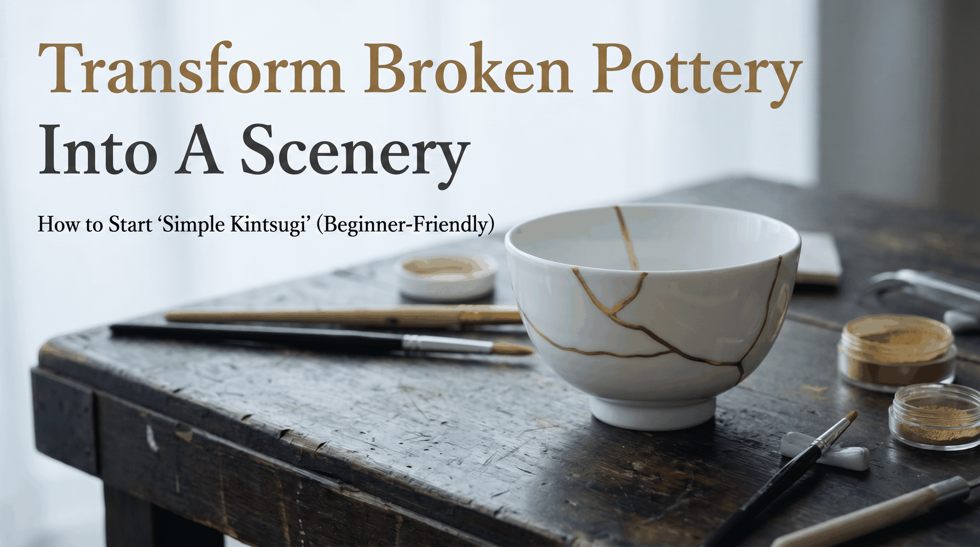 Kintsugi repair kit guide