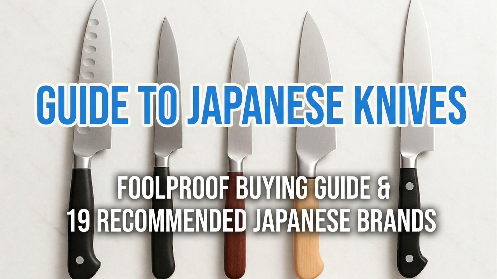 Japanese kitchen knives guide