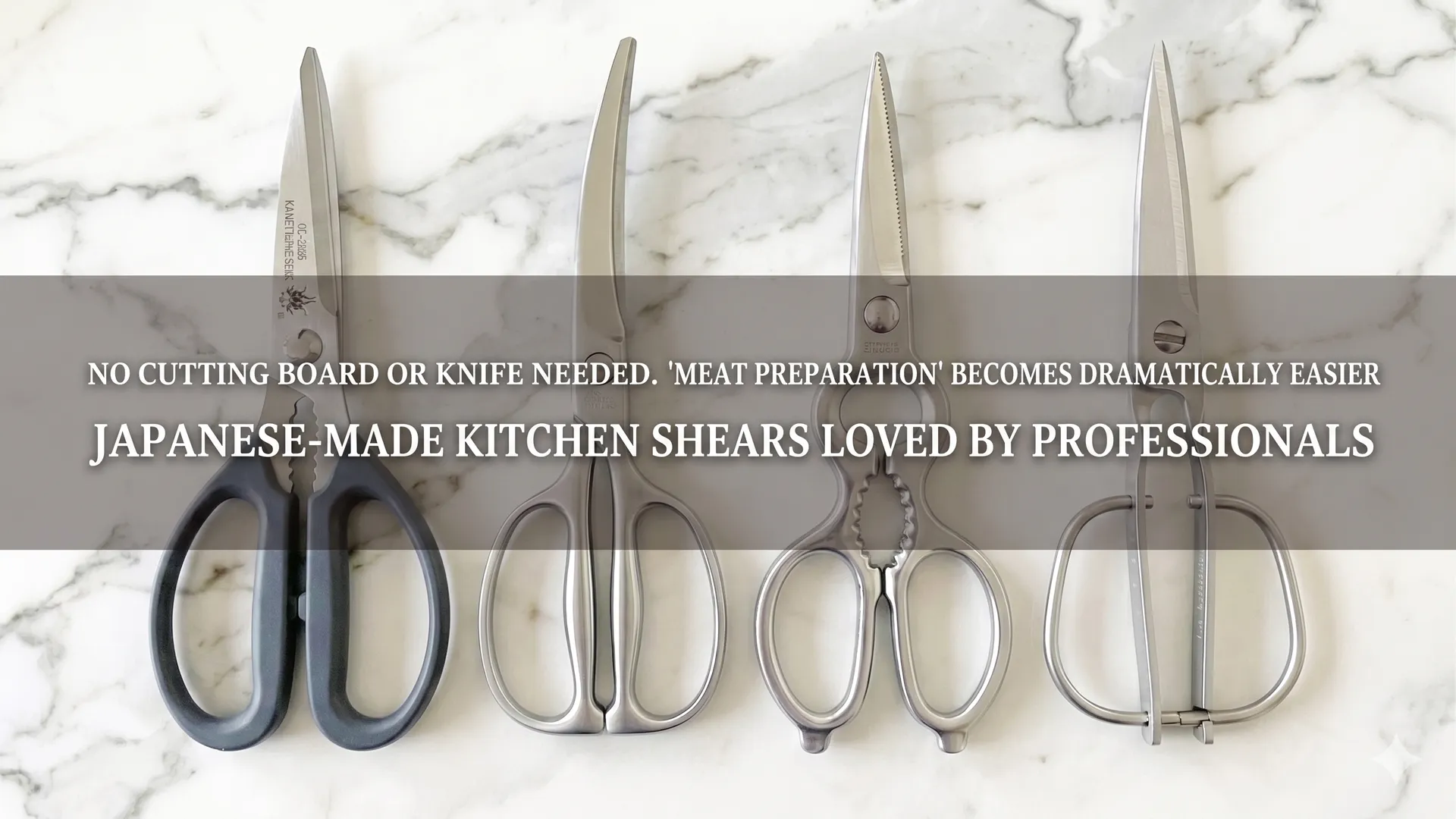 Guide to Japanese kitchen shears from Seki and Tsubame-Sanjo