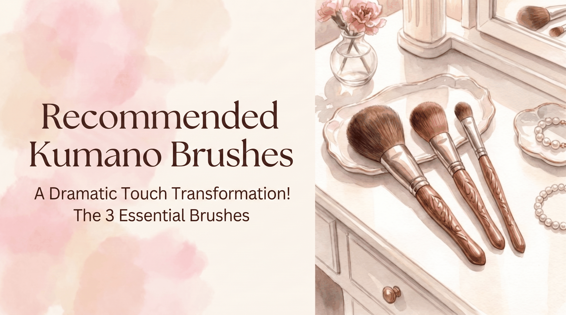 Kumano fude makeup brush guide