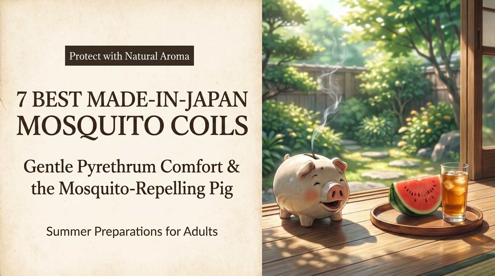 Japanese mosquito coil guide
