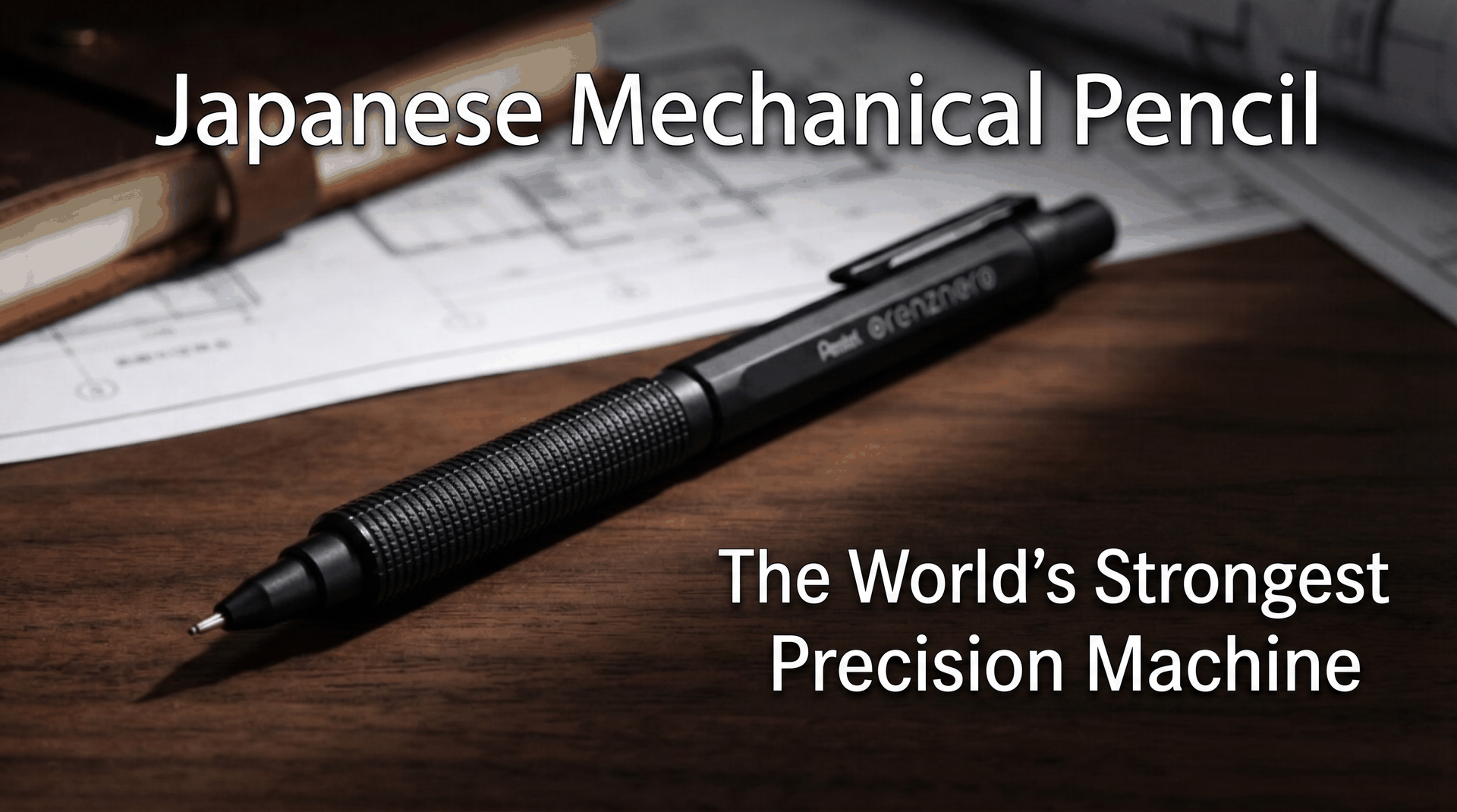 Japanese mechanical pencil guide