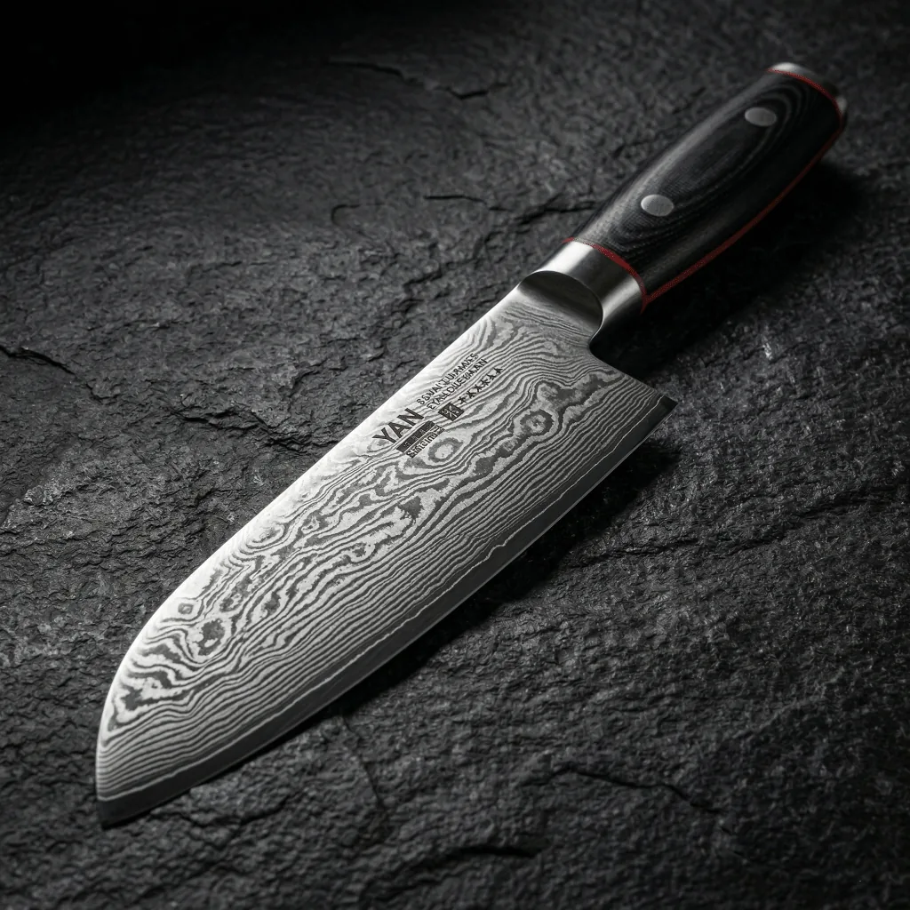 Yaxell Ran Santoku Damascus