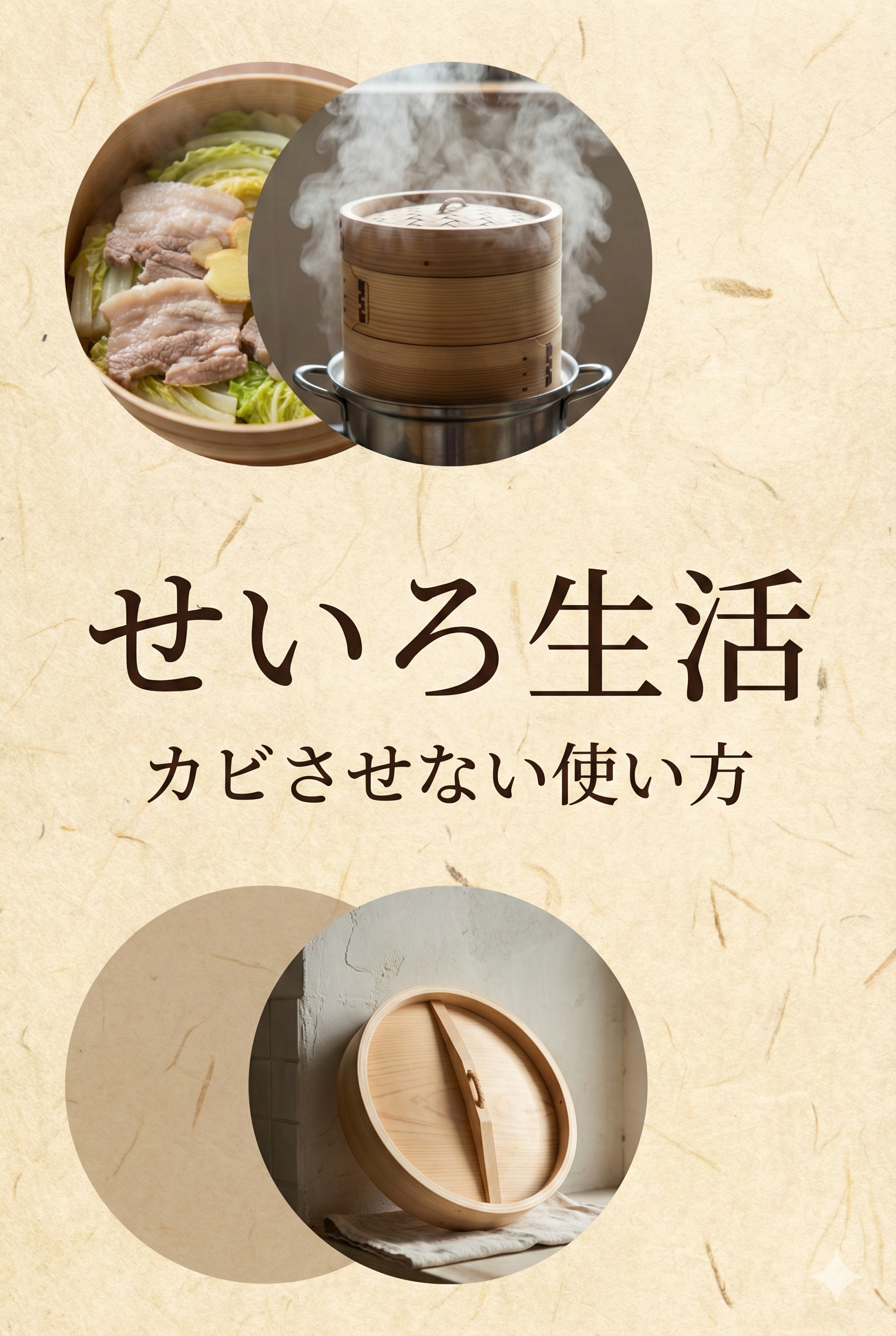 Image of rising steam from a seiro on a warm, inviting dining table