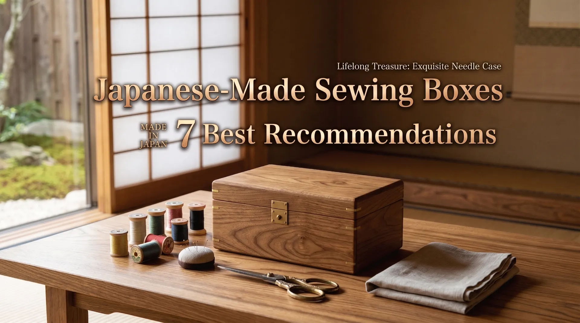 Guide to Japanese wooden sewing boxes