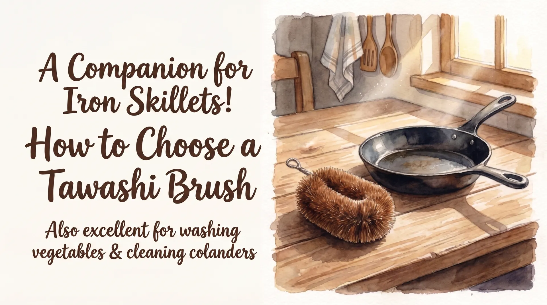 Guide to kamenoko tawashi scrub brushes