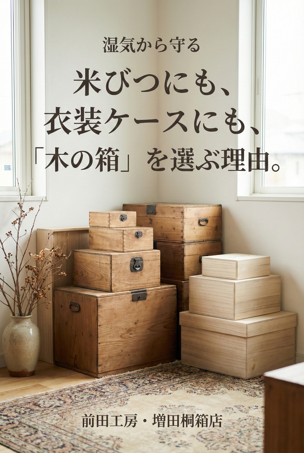 Featured image for the Japanese tea box and paulownia chest guide article