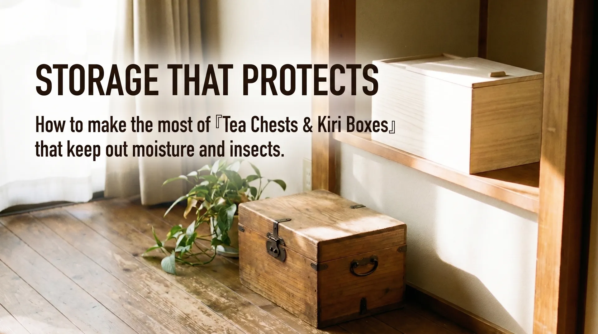 Guide to Japanese tea boxes