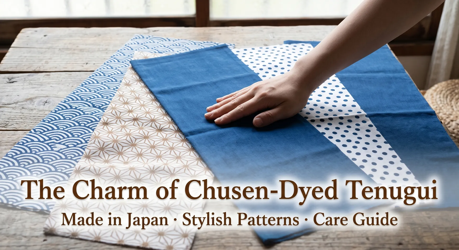 Guide to Japanese tenugui cotton cloths