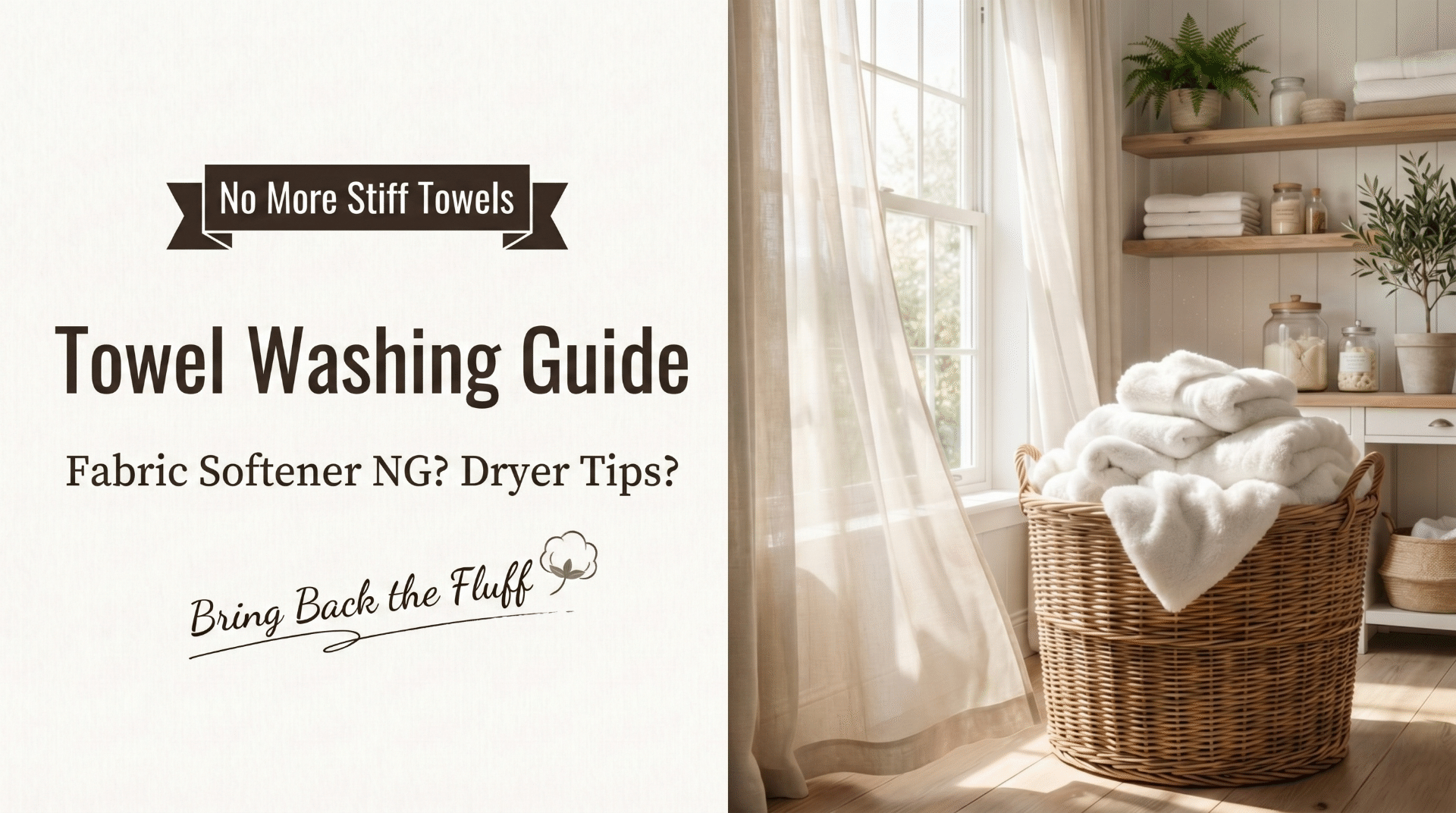 Towel washing guide: fabric softener tips and dryer techniques