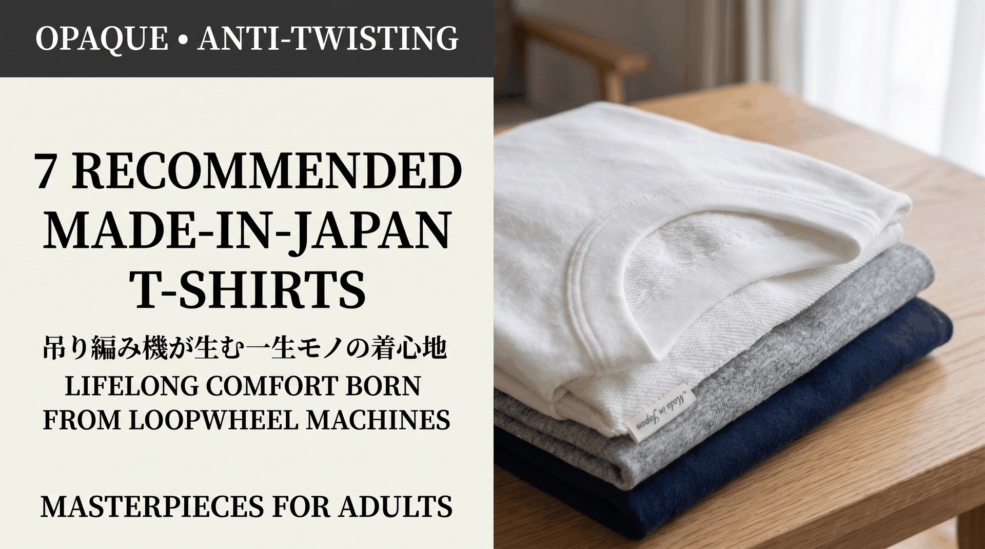 Japanese T-shirt guide
