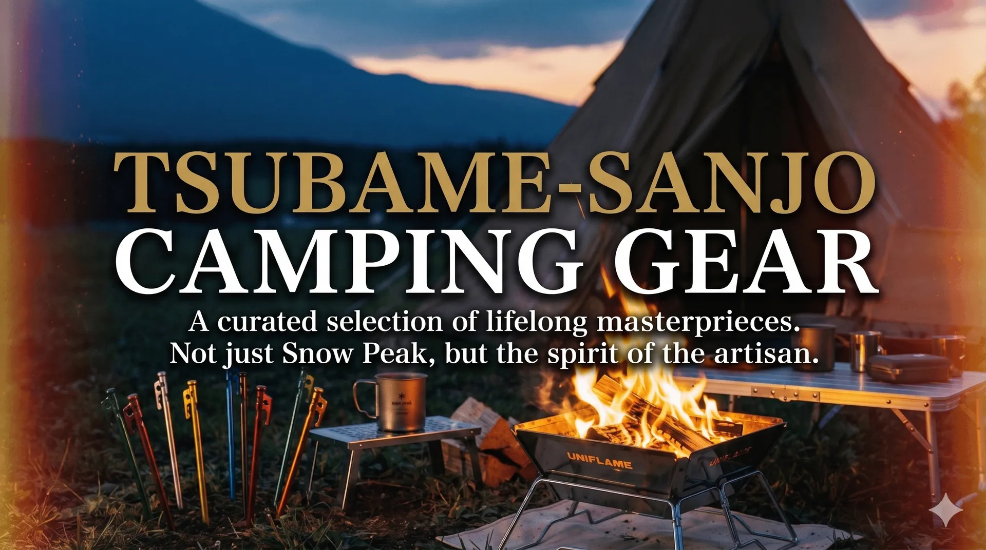 Guide to Tsubame-Sanjo camp gear