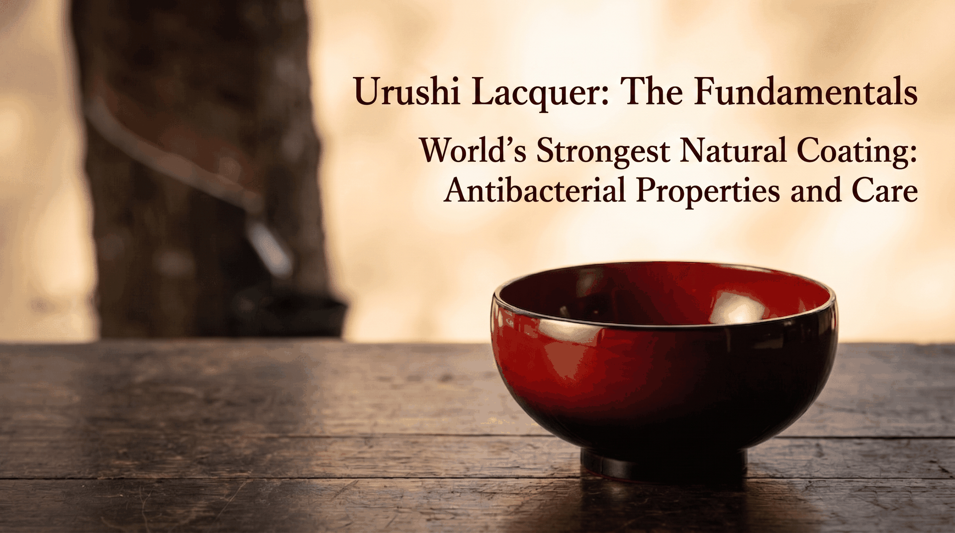 Japanese urushi lacquerware guide