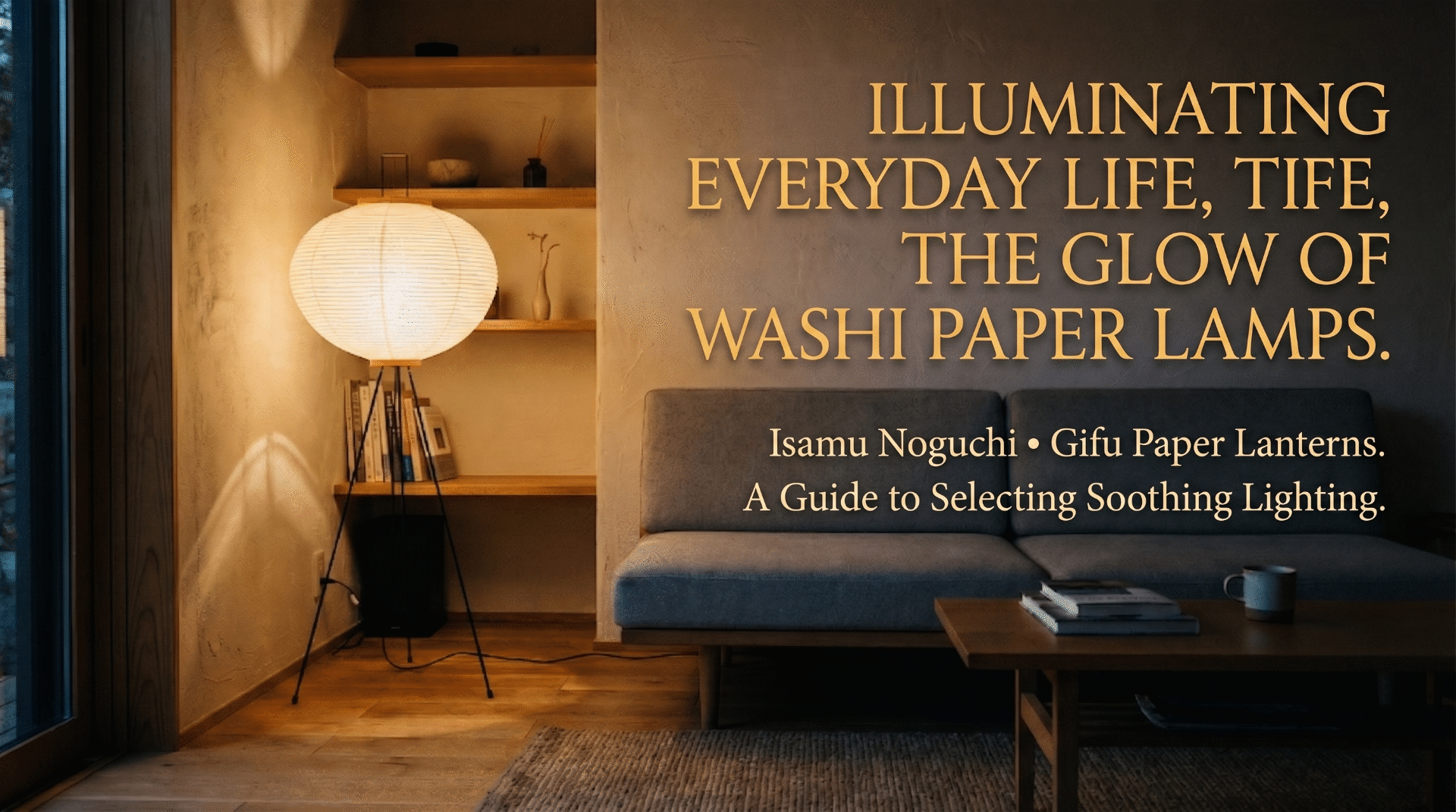 Washi paper lighting guide