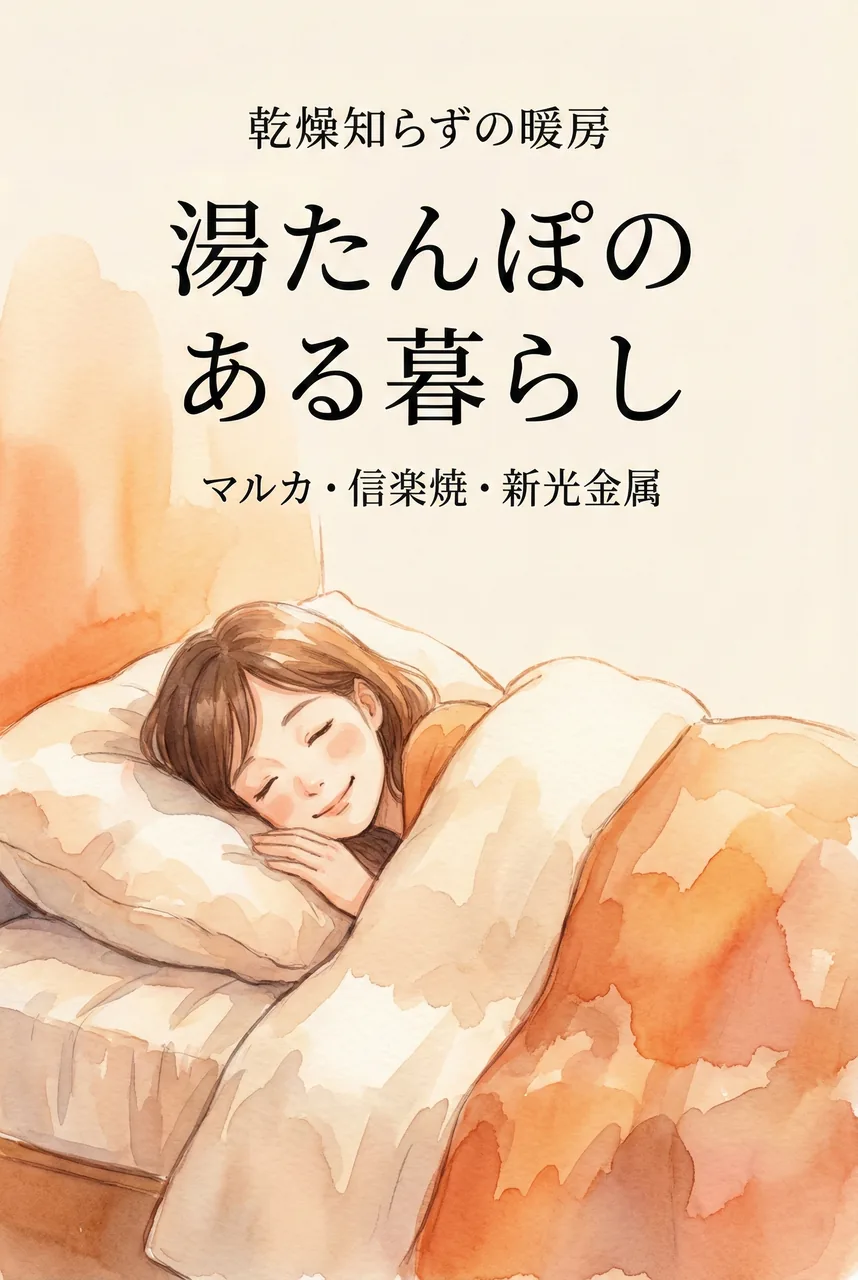 A person slipping into a pre-warmed bed on a cold winter night, the yutanpo having done its work