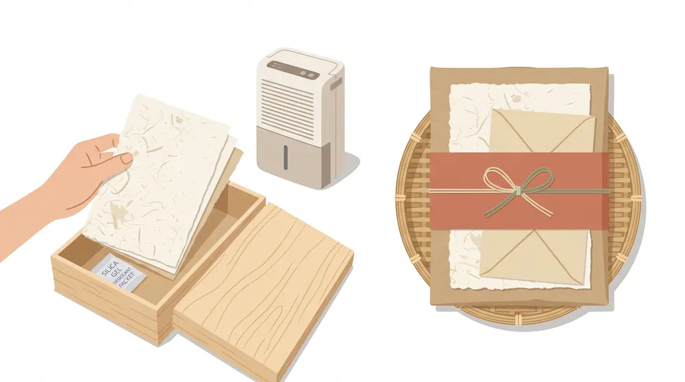 A one-line note pad tucked into a wrapped gift