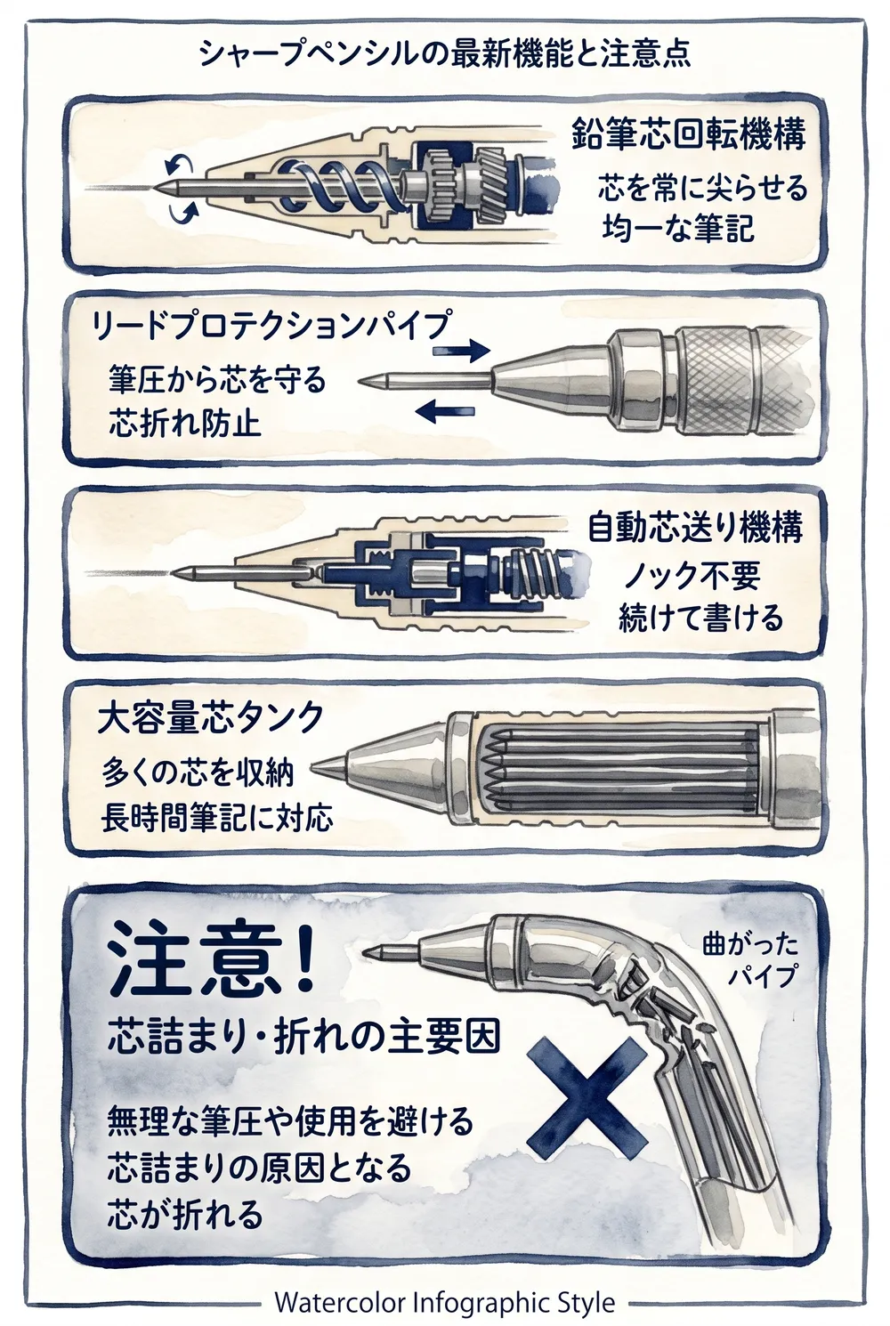 Infographic summarising the four mechanisms and the fragile metal sleeve