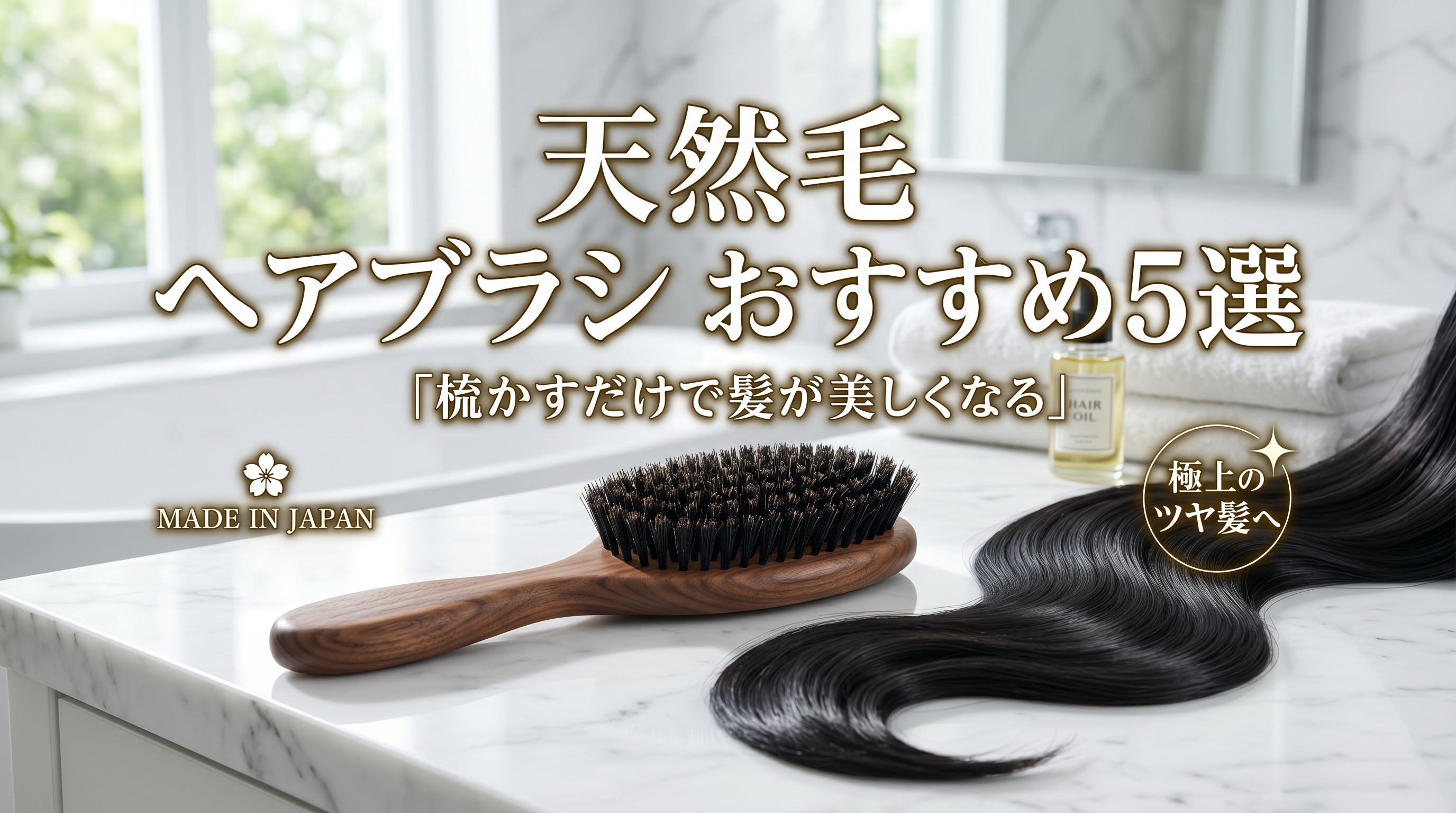 Guide to Japanese natural bristle hair brushes