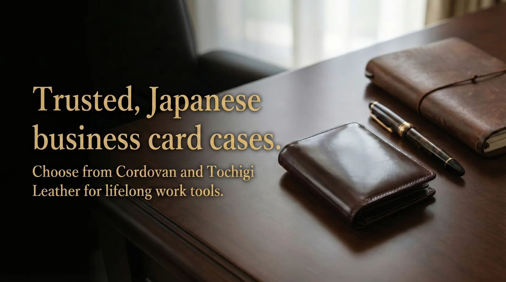 【ain】1950年ビジネスカードホルダー Japanese Leather Business Card Holders | Cordovan Picks – MADE in