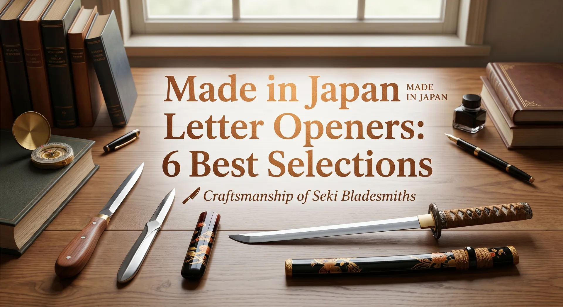 Japanese Paper Knives: Hacoa Wood, Titanium & Samurai Models – MADE in ...