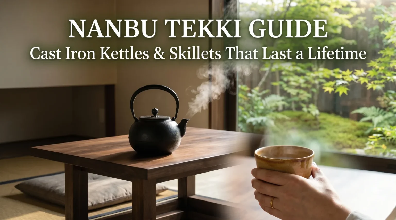 Nanbu cast iron kettle guide