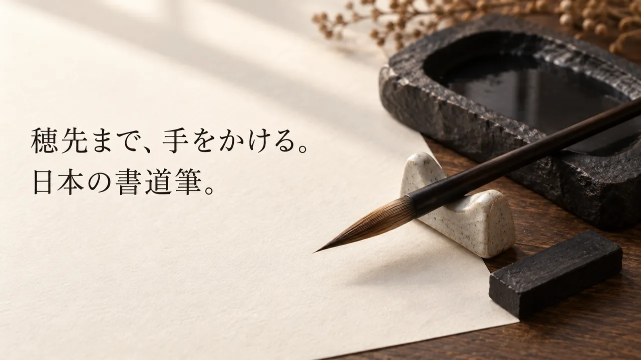 書道筆・硯・墨ガイド