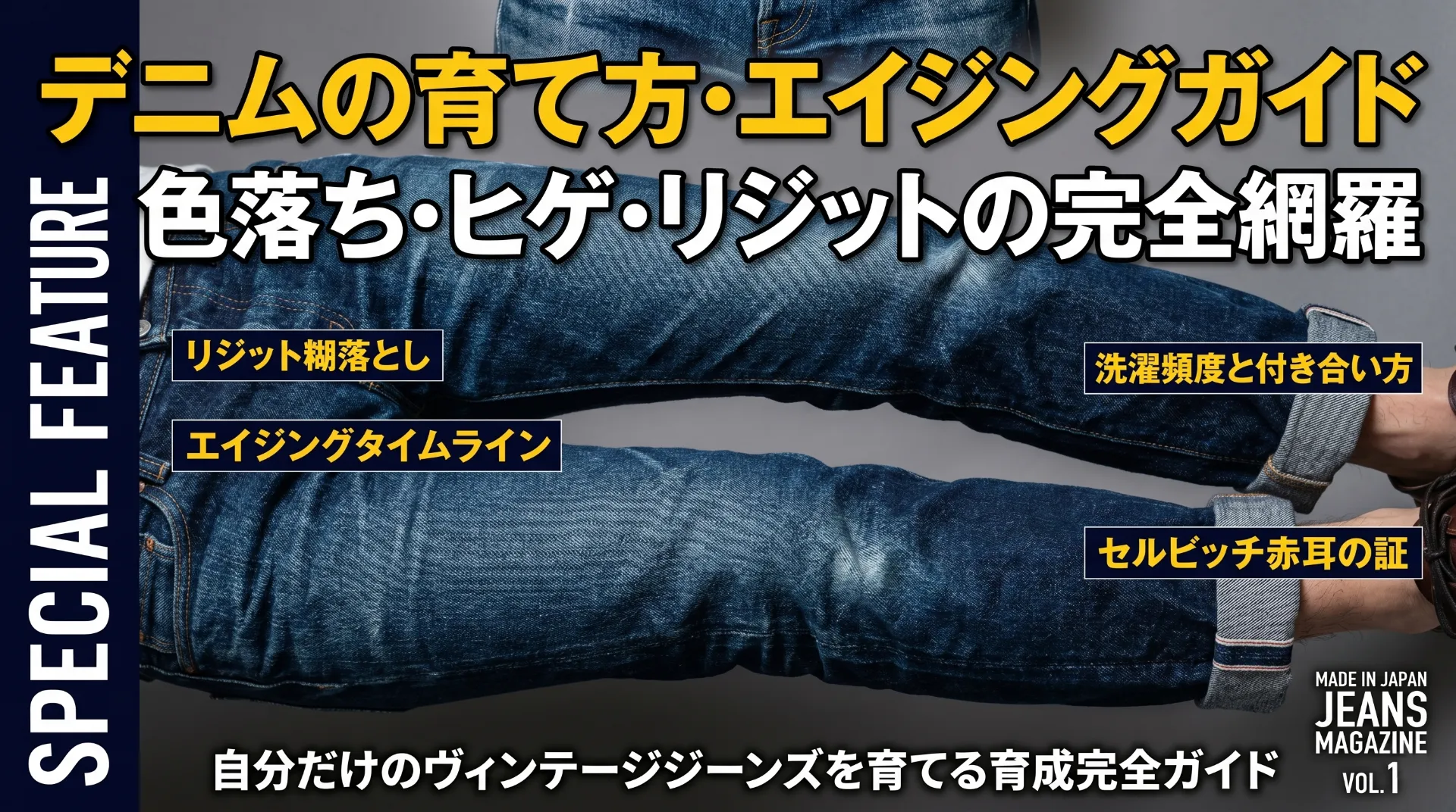 経年変化を楽しむ岡山デニムおすすめブランドガイドのサムネイル画像