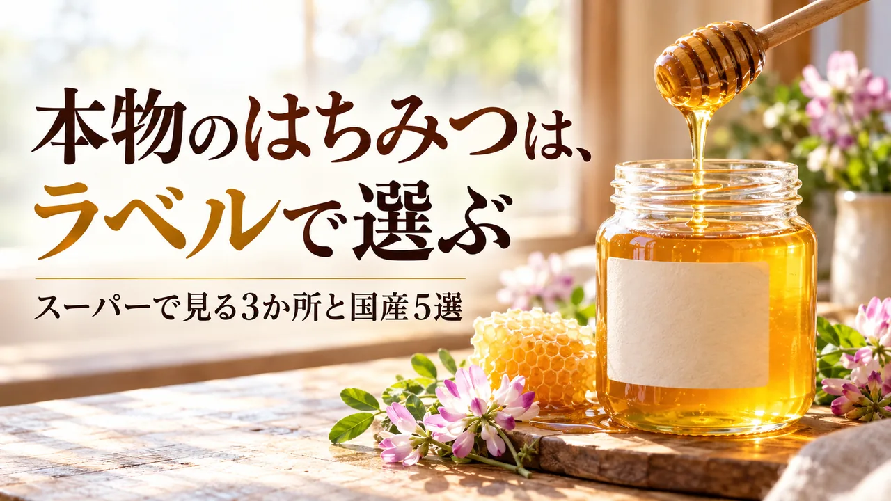 本物のはちみつの選び方ガイド