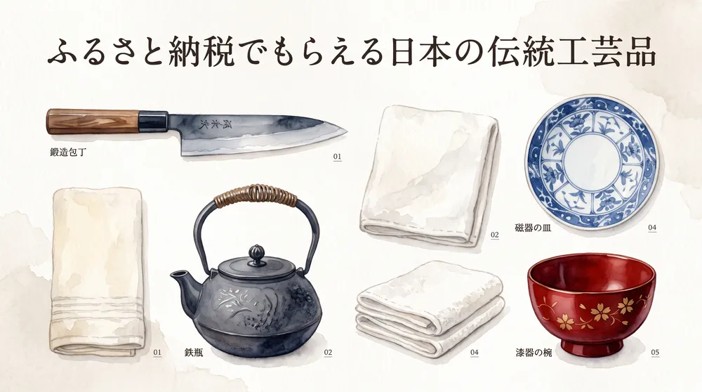 ふるさと納税の伝統工芸品ガイド