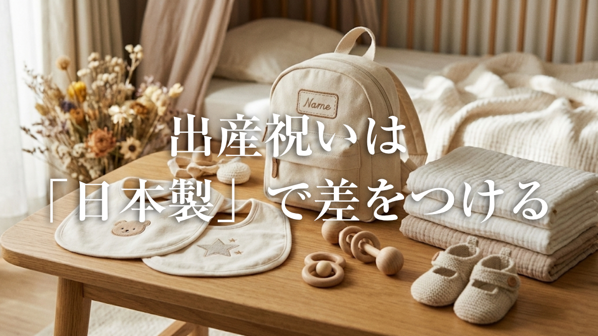 出産祝いは「日本製」で差をつける。名入れもできるおしゃれなベビー服・ギフトブランド5選のサムネイル画像