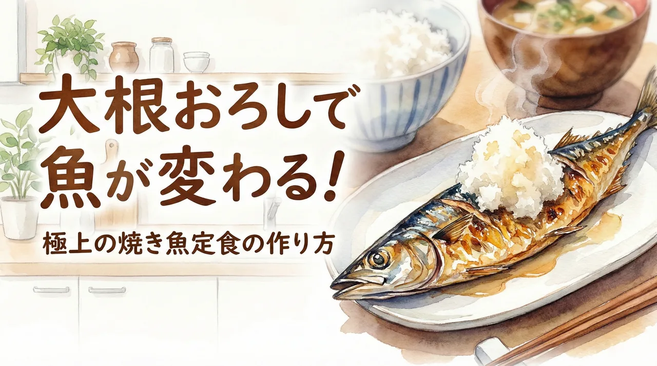 焼き魚と大根おろしの道具ガイド