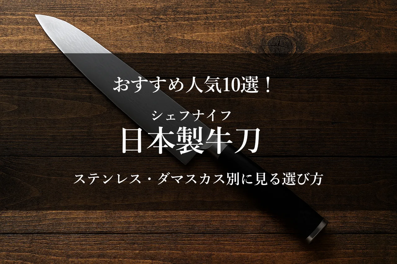 日本製牛刀のおすすめブランドガイドのサムネイル画像