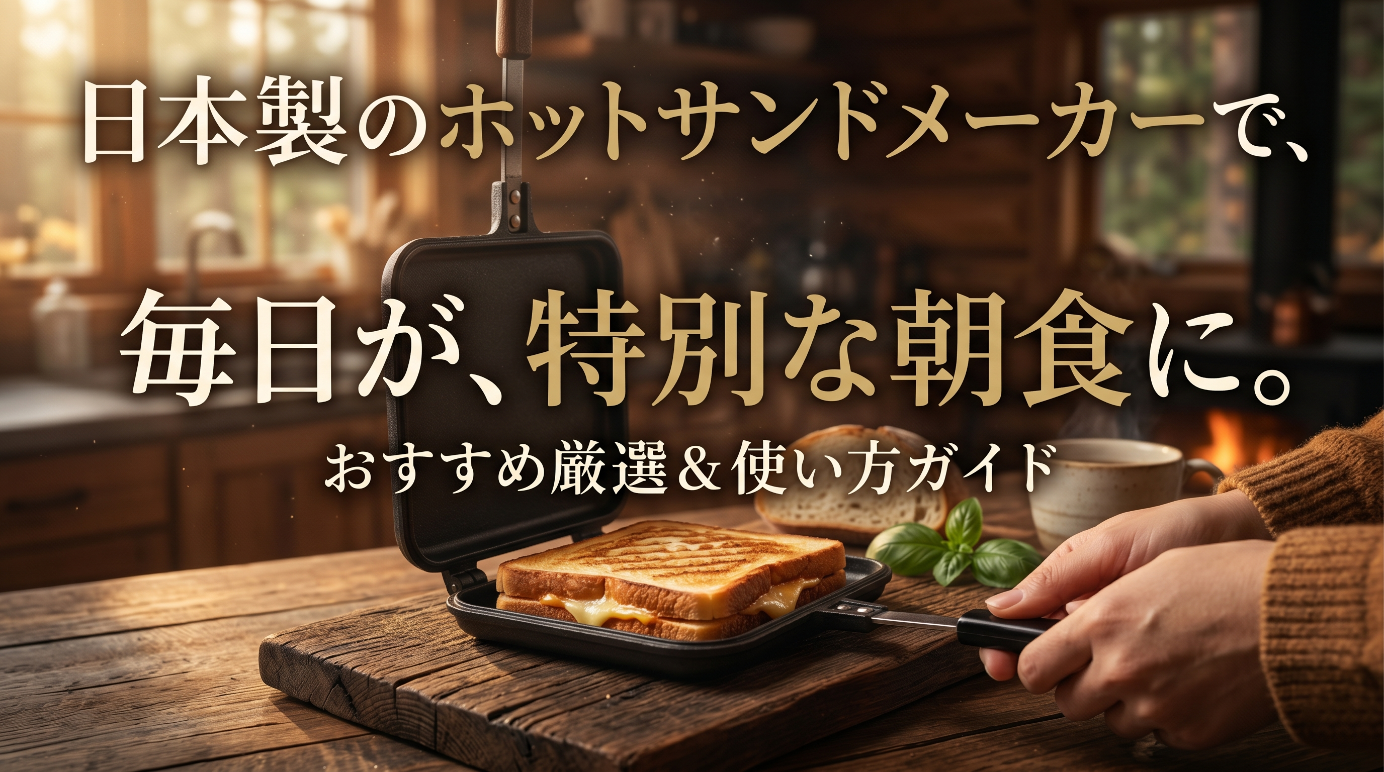 ホットサンドメーカーのガイド記事