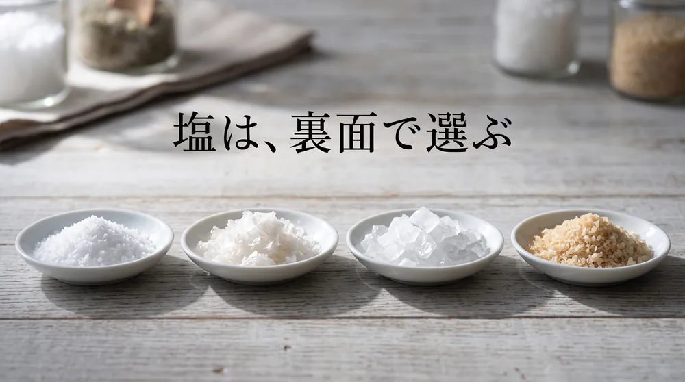 塩の選び方ガイド