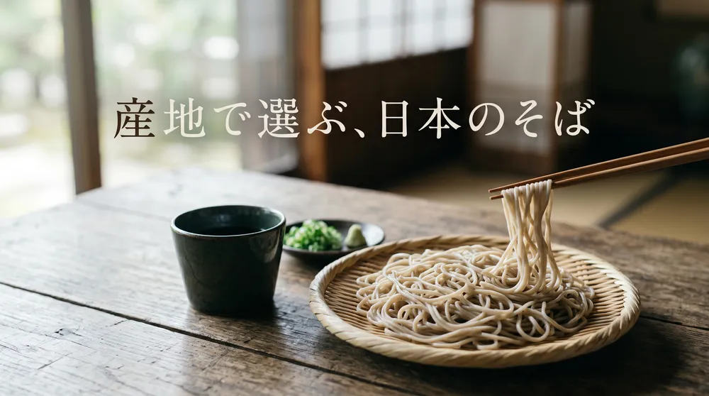 ざるに盛った日本そば