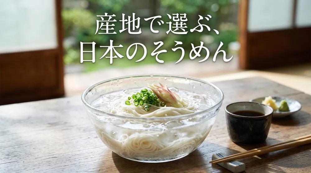 手延べそうめん産地別おすすめガイド