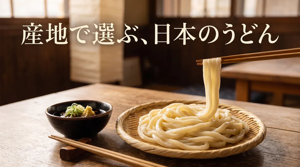 乾麺うどん産地別おすすめガイド