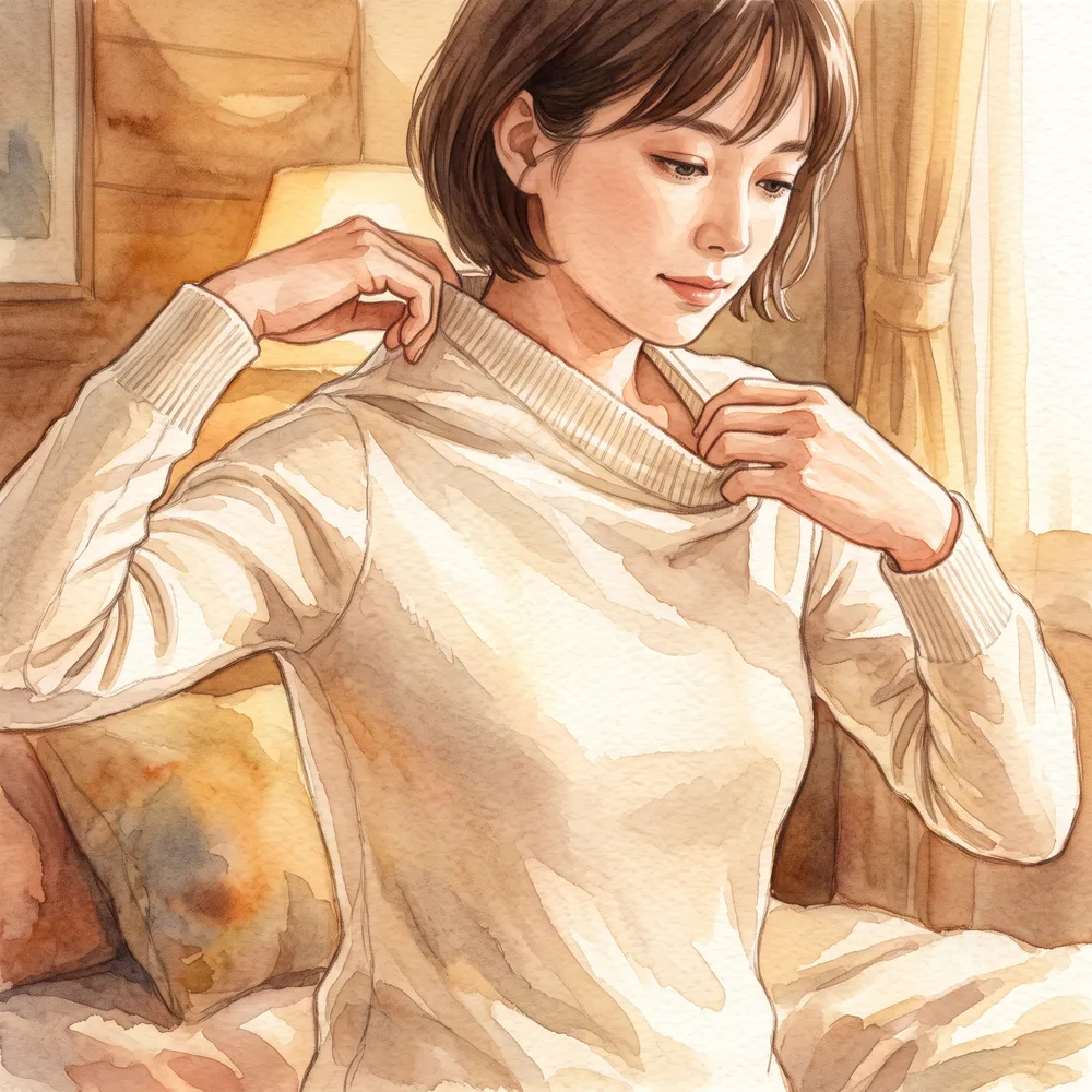 肌に近い順に吸湿・保温・防風を重ねるレイヤリングのイラスト
