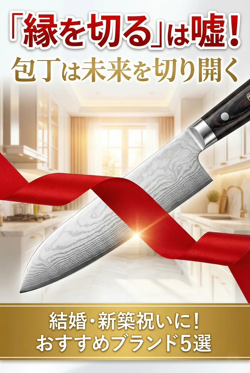【包丁ギフト決定版】縁を切るは嘘！結婚・新築祝いに喜ばれるおすすめ包丁5選